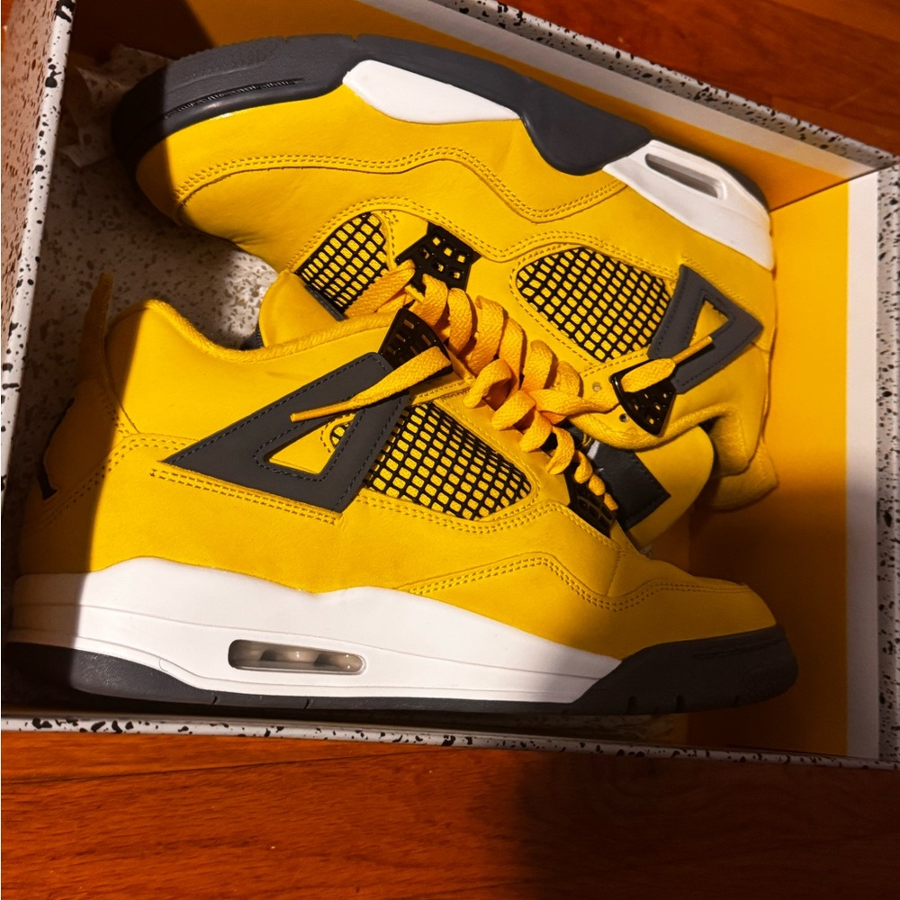 Jordan Athletic Shoes Yellow and Black